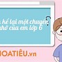 Viết Bài Văn Kể Lại Một Trải Nghiệm Của Em Lớp 6 Ngắn Gọn Hay